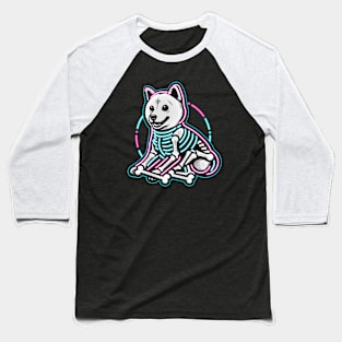 Shiba Neon Baseball T-Shirt